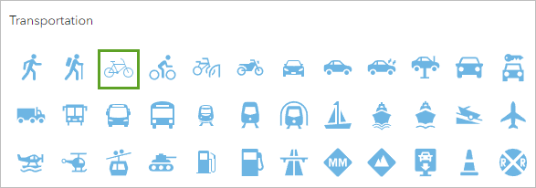 Bicycle icon