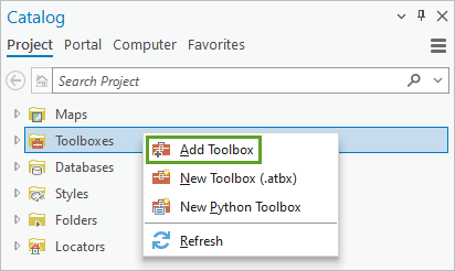 Add Toolbox option