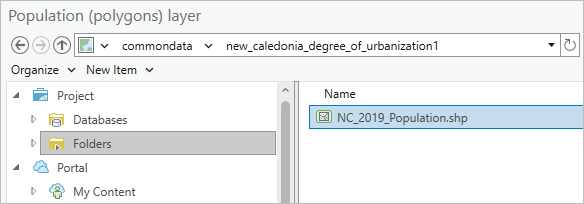 NC_2019_Population.shp layer in the Population (polygons) layer window