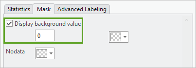 Mask tab parameters