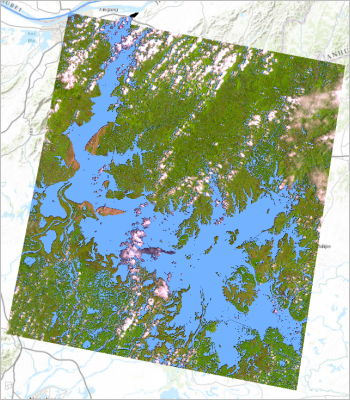 Classification and imagery on map