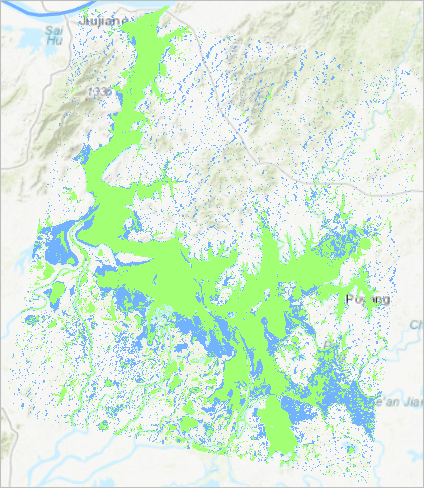 Result of the two classification processes