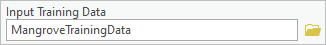 Input Training Data parameter