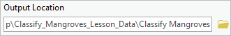 Output Location parameter