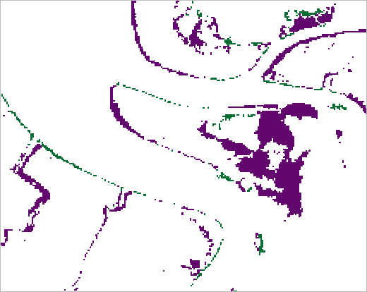 Change in mangrove cover