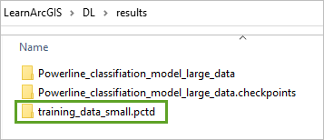 Output from preparing small data