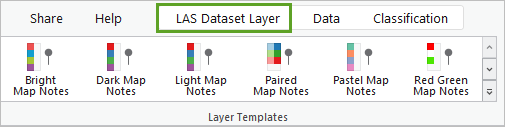 LAS Dataset Layer tab