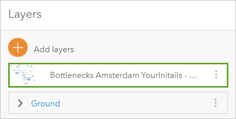 Bottlenecks Amsterdam layer