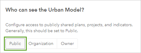 Share the model with the public.