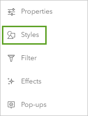 Styles button