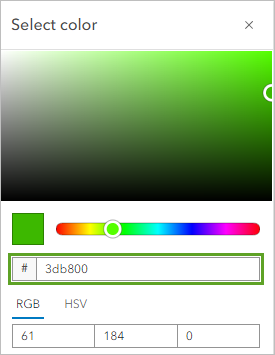 Hex code modified