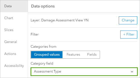 Assessment Type category field