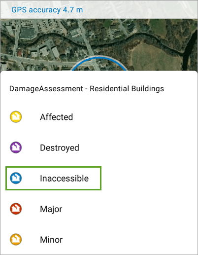 Inaccessible Residential Buildings feature type