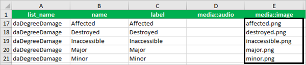 Images for answer choices