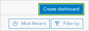 Create dashboard button