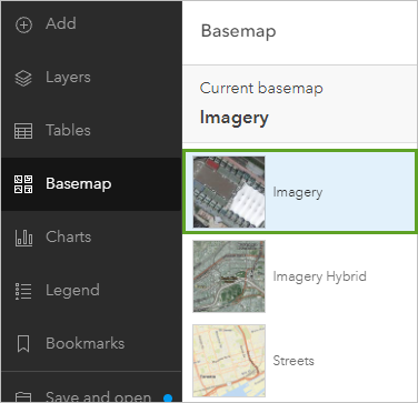 Imagery basemap