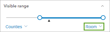 Visible range for the enumeration areas