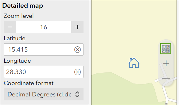 Basemap button