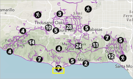 Location of Point Dume Natural Preserve on map