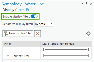 Enable display filters toggle button