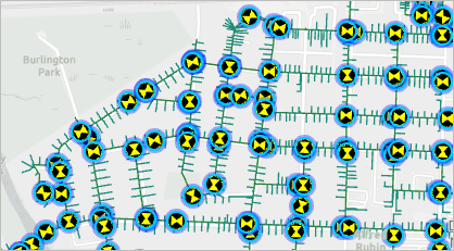 Map with Water Device features