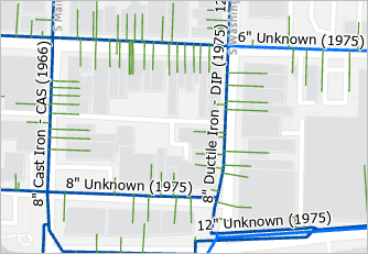 Map with completed labels