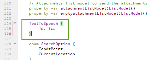 TextToSpeech component