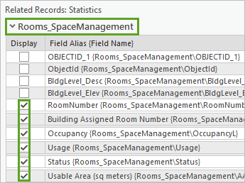 Fields checked under Rooms_SpaceManagement