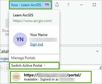 Switch Active Portal to your Enterprise portal.