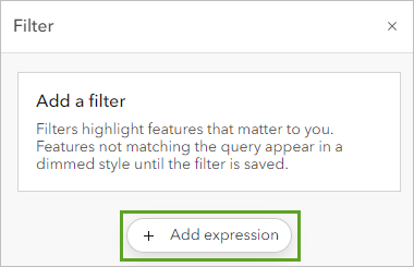 Add a filter expression.