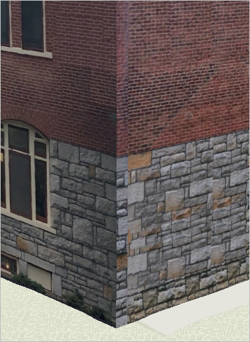 Brick-stone line texture