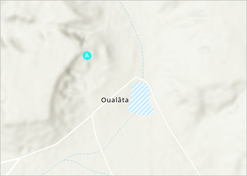 Location of Oualâta (Walata)