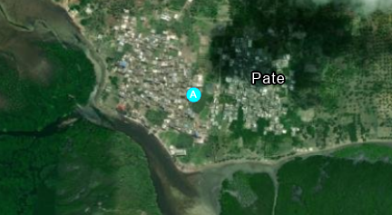 Imagery of the town of Pate