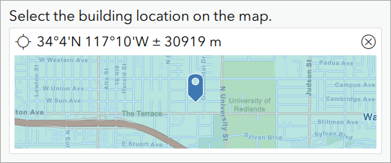 Survey with geopoint question