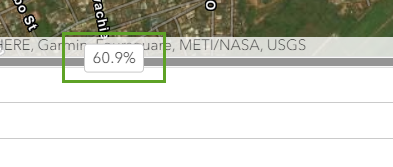 Dragging the space between the list and map elements