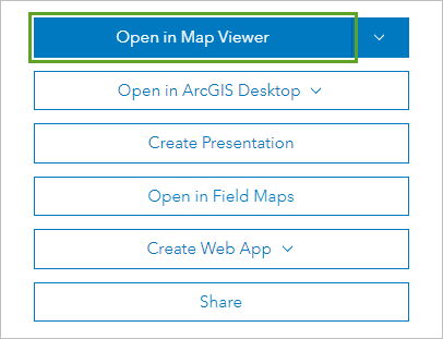 Open in Map Viewer button