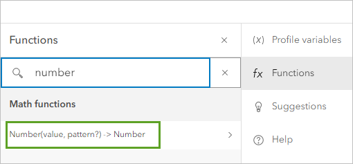 Number function