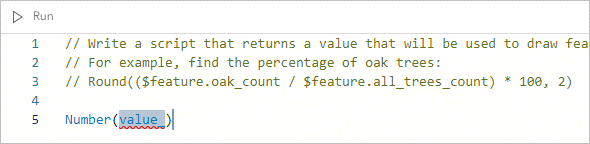 Number function with highlighted text