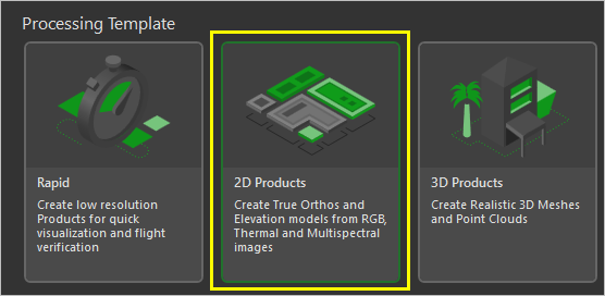 2D Products template