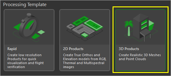 3D Products processing template