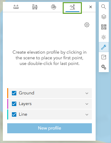 The Elevation Profile tab