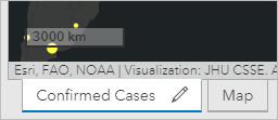 First Map tab renamed Confirmed Cases