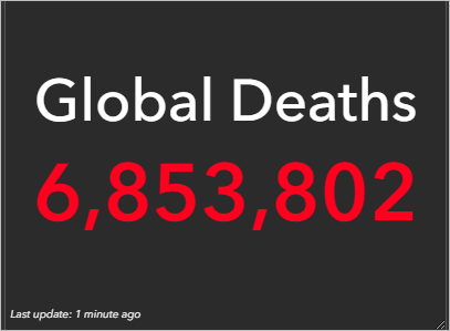 Global Deaths indicator configured
