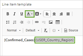 The {USER_Country_Region} text set to a gray color.