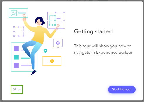 You may be prompted to take a tour. For now, click Skip.