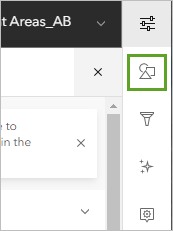 The Styles button on the Settings toolbar