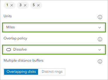 Units and Overlap policy parameters