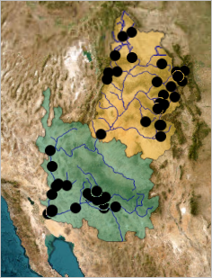 Transparency allows seeing basemap