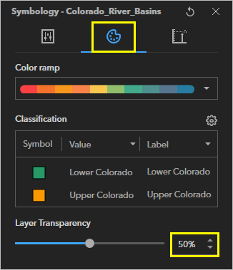 Layer Transparency