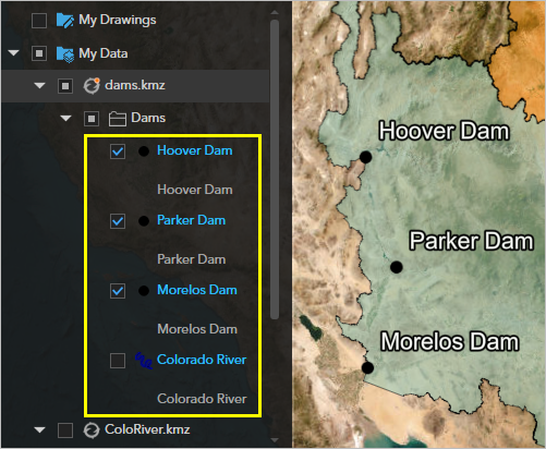 Colorado River pasted into the Dams group